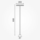 Prožektoriaus laikiklis, 80cm