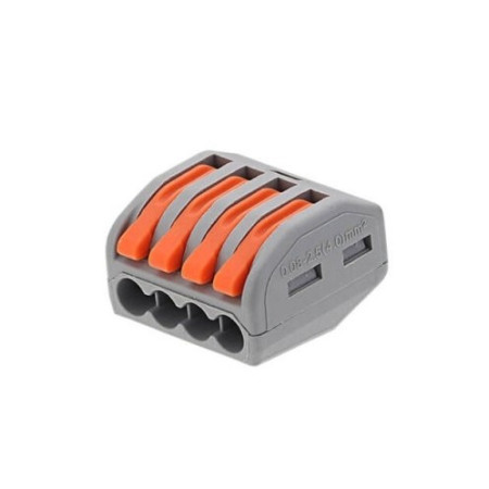 Užspaudžiamas laido sujungimas, 4 gyslos