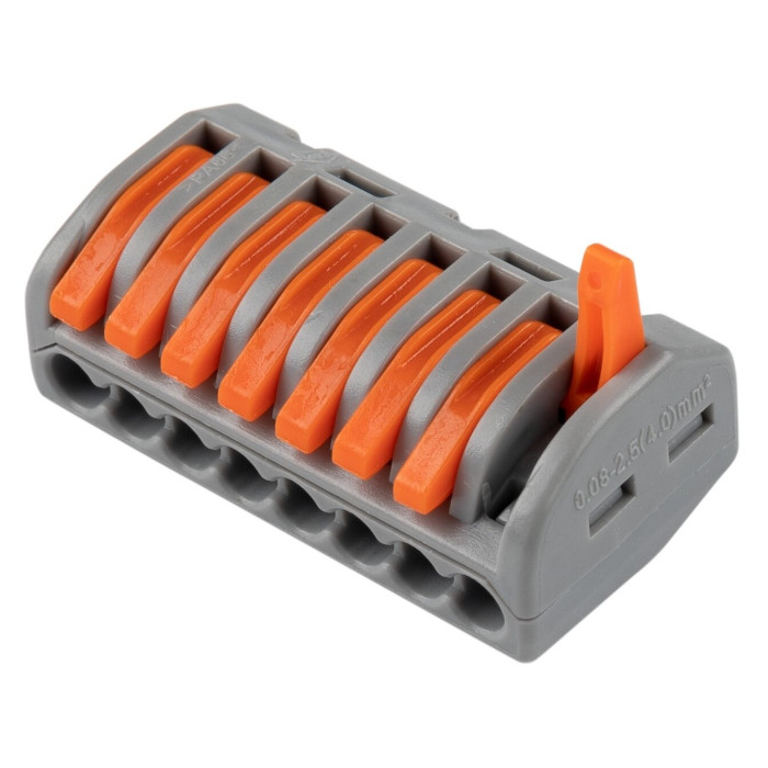 Užspaudžiamas laido sujungimas, 8 gyslos