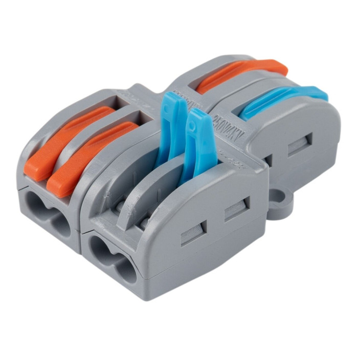 Užspaudžiamas laido sujungimas, 32A, 6 gyslos