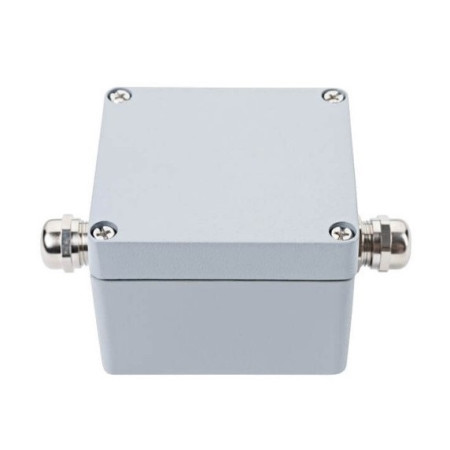 Vandeniui atspari jungčių dėžutė, aliumininė, IP58, 2 terminalai