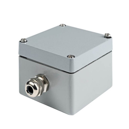 Vandeniui atspari jungčių dėžutė, aliumininė, IP58, 2 terminalai