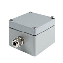 Vandeniui atspari jungčių dėžutė, aliumininė, IP58, 2 terminalai