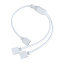 Perėjimas, 1 mamytė, 30cm laidas į 2 mamytės, 4P, AWG24