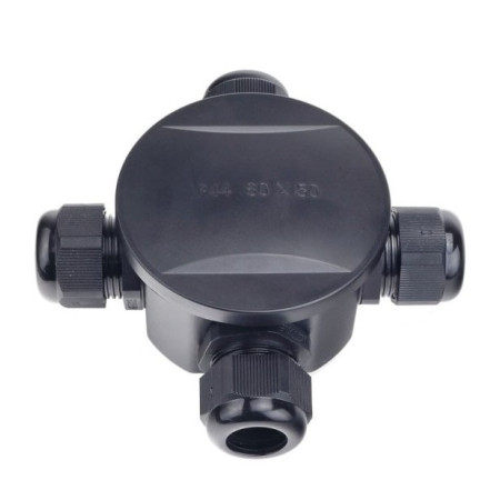 Vandeniui atspari jungčių dėžutė, plastikinė, IP54, 4 terminalai