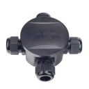 Vandeniui atspari jungčių dėžutė, plastikinė, IP54, 4 terminalai