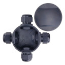 Vandeniui atspari jungčių dėžutė, plastikinė, IP54, 4 terminalai