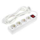 Ilgintuvas, 1.5m, 4 lizdai, su jungtuku