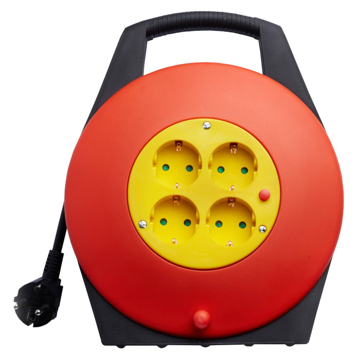 Ilgintuvas su rite, 10m, 4 lizdai