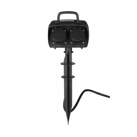 Ilgintuvas sodui, 5m, 2 lizdai, su taimeriu