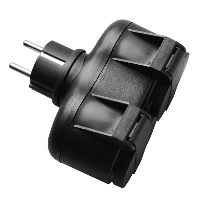 Šakotuvas, 2 lizdai, IP44