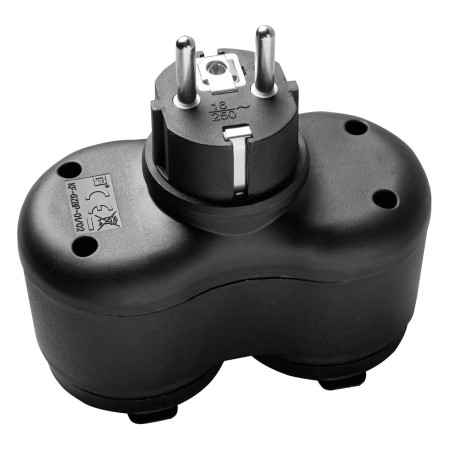 Šakotuvas, 2 lizdai, IP44