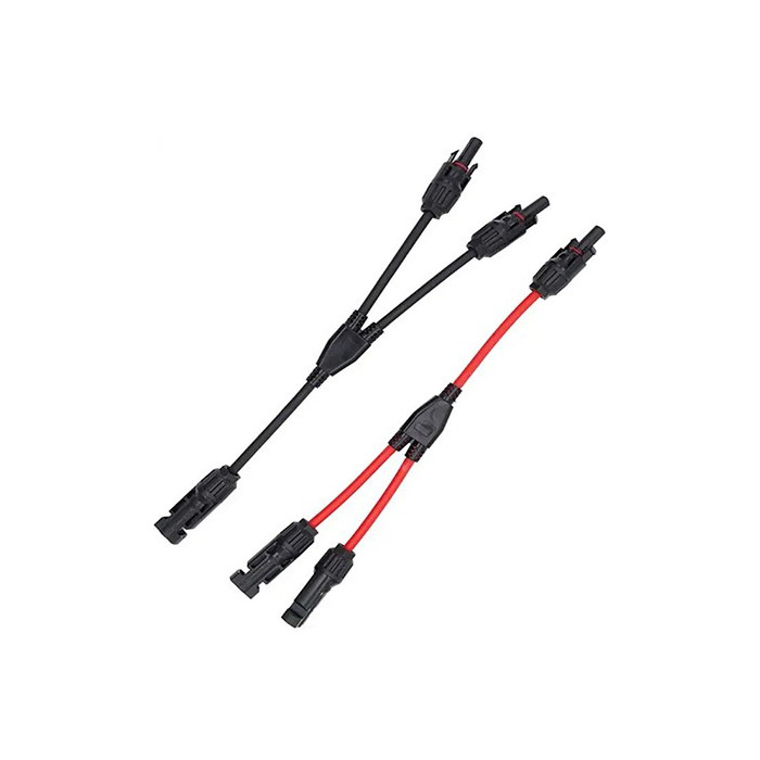 MC4 Y šakinės jungtys, 1 taškas į 2 taškus