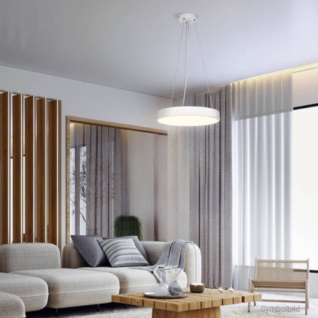 LED lubų šviestuvų tvirtinimo detalės, baltos