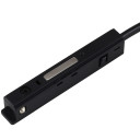 Maitinimo jungtis, 30cm laidas, juoda