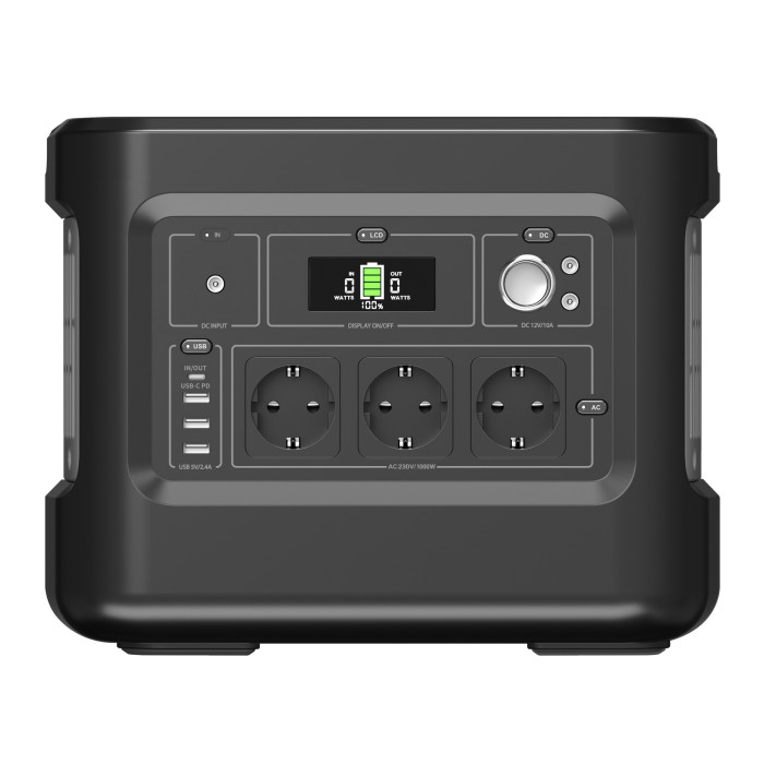 Kilnojama baterinė elektros stotelė, 1000W