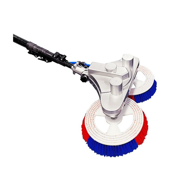 Dviejų galvų elektrinis šepetys, 5.5m, stiklo pluošto kotas, AC220 arba AC110