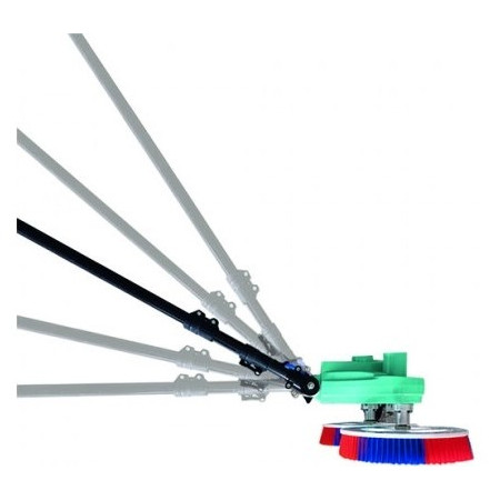 Dviejų galvų elektrinis šepetys, 5.5m, stiklo pluošto kotas, AC220 arba AC110, DC24