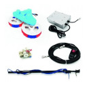 Dviejų galvų elektrinis šepetys, 5.5m, stiklo pluošto kotas, AC220 arba AC110, DC24