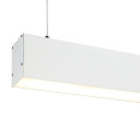 Profilis LED juostai, paviršinis, prie grindų, baltas, baltas dangtelis