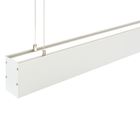 Profilis LED juostai, paviršinis, prie grindų, baltas, baltas dangtelis