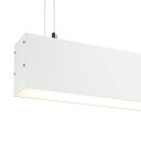 Profilis LED juostai, paviršinis, prie grindų, baltas, baltas dangtelis