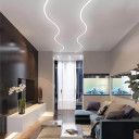 Profilis LED juostai, priglaistomas, baltas, baltas dangtelis, lenkiamas