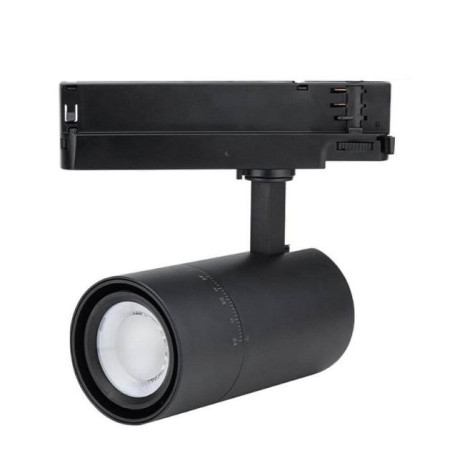 LED bėginis šviestuvas, 3F, 20W/25W/30W, 90Lm/W, juodas, CCT spalvos