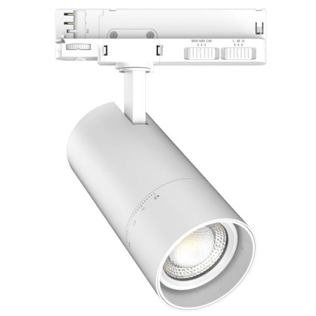 LED bėginis šviestuvas, 3F, 20W/25W/30W, 90Lm/W, baltas, CCT spalvos