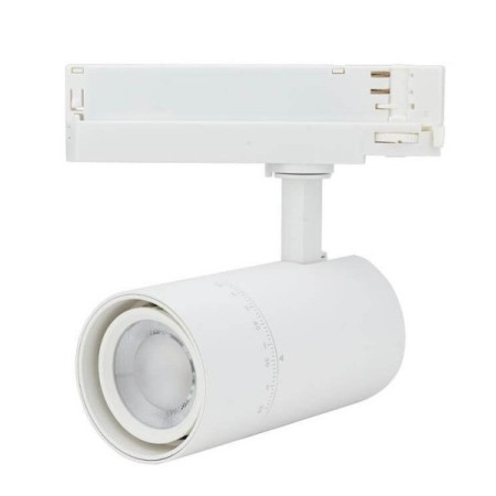 LED bėginis šviestuvas, 3F, 20W/25W/30W, 90Lm/W, baltas, CCT spalvos