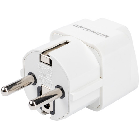 Kelioninis AC kištuko adapteris, UK į EU