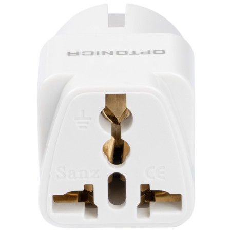 Kelioninis AC kištuko adapteris, UK į EU