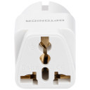 Kelioninis AC kištuko adapteris, UK į EU