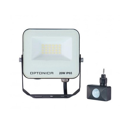 LED prožektorius, juodas, 90Lm/W, 20W, CCT 3000K-6000K