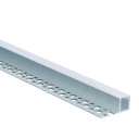 Profilis LED juostai, priglaistomas, sidabrinis, baltas dangtelis