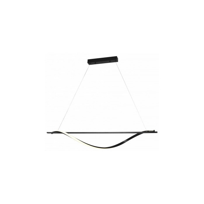 LED pakabinamas šviestuvas, 17W, juodas smėlis, šilta balta šviesa