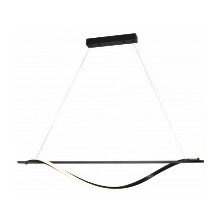 LED pakabinamas šviestuvas, 17W, juodas smėlis, šilta balta šviesa