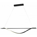 LED pakabinamas šviestuvas, 17W, juodas smėlis, šilta balta šviesa