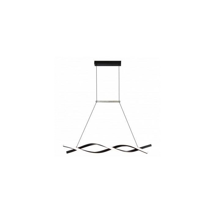 LED pakabinamas šviestuvas, 28W, juodas smėlis, šilta balta šviesa