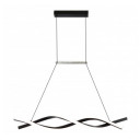 LED pakabinamas šviestuvas, 28W, juodas smėlis, šilta balta šviesa