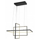 LED pakabinamas šviestuvas, 67W, juodas smėlis, šilta balta šviesa