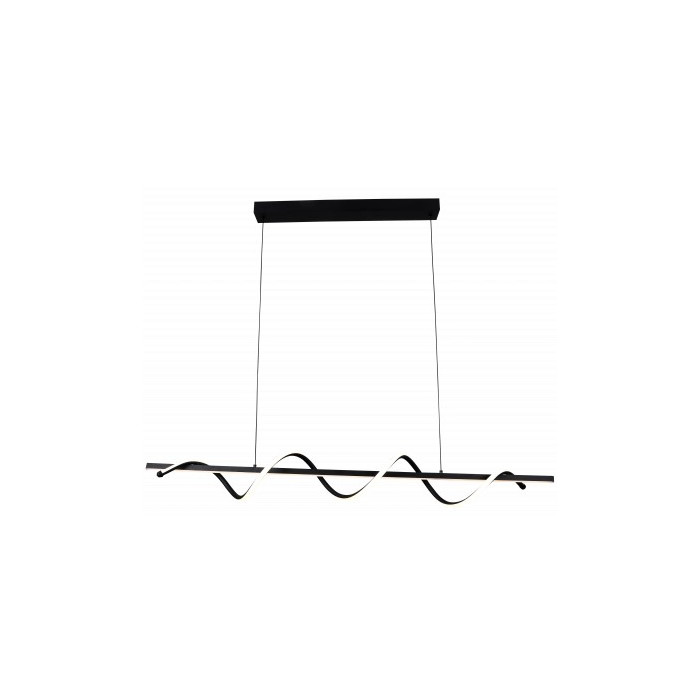 LED pakabinamas šviestuvas, 30W, juodas smėlis, šilta balta šviesa