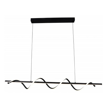 LED pakabinamas šviestuvas, 30W, juodas smėlis, šilta balta šviesa