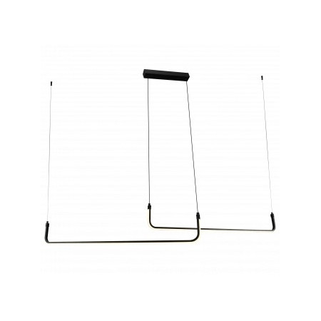 LED pakabinamas šviestuvas, 25W, juodas smėlis, šilta balta šviesa