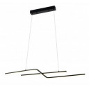 LED pakabinamas šviestuvas, 13W, juodas smėlis, šilta balta šviesa