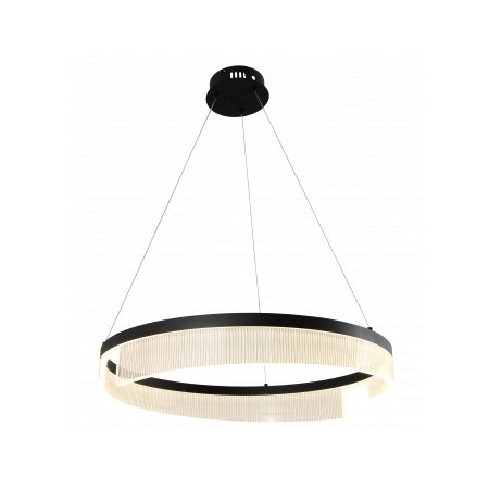 LED pakabinamas šviestuvas, 23W, juodas smėlis, šilta balta šviesa