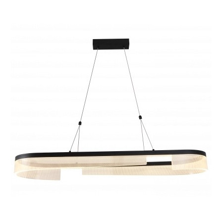 LED pakabinamas šviestuvas, 30W, juodas smėlis, šilta balta šviesa