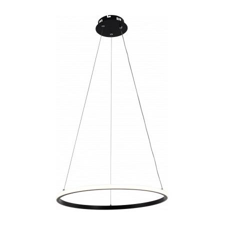 LED pakabinamas šviestuvas, 30W, juodas, dimeriuojamas, nuotolinis valdymas, CCT