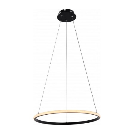 LED pakabinamas šviestuvas, 30W, juodas, dimeriuojamas, nuotolinis valdymas, CCT