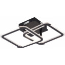 LED lubų šviestuvas, 30W, juodas, dimeriuojamas, nuotolinis valdymas, CCT